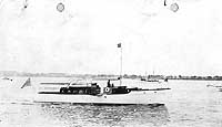 Photo #  NH 99271:  Motor boat Alpha underway, prior to World War I.
