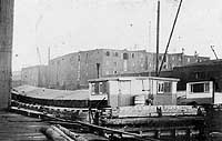 Photo #  NH 99304:  Barge Anna O'Boyle in port.