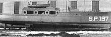 Photo # NH 99306:  USS Arroyo hauled out of the water, circa 1917-1918