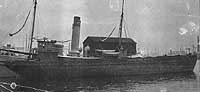 Photo #  NH 99350:  Barge Bessie J. in port, circa 1917
