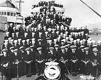 Photo # NH 99401:  Officers and crew of USS Drayton, circa fall-winter 1938-1939