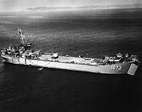 Photo # NH 99437:  USS Outagami County in August 1966