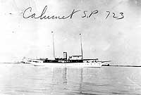 Photo #  NH 99587:  Yacht Calumet, prior to World War I.