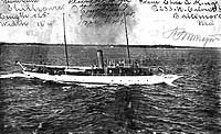 Photo #  NH 99792:  Yacht Chilhowee uncerway, prior to World War I