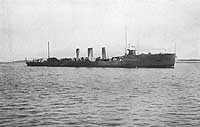 Photo # NH 99822:  USS Walke underway during her trials, 1911