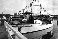 Photo #  NH 99983:  Motor boat Nemes in port prior to World War I