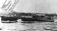 Photo #  NH 100105:  Motor boat Alert prior to World War I