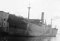 Photo #  NH 100111:  SS Kermanshah, later USS Kermanshah, circa 1918