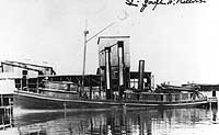 Photo #  NH 100122:  Fishing vessel Joseph F. Bellows, photographed prior to World War I