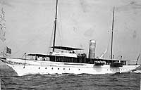 Photo #  NH 100548:  Steam yacht Felicia underway, prior to World War I