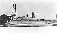 Photo # NH 100575:  Steamers Southport and Westport laid up for the winter, prior to World War I
