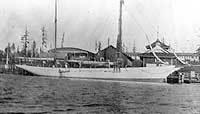 Photo #  NH 100656:  Motor ketch Anemone IV in port prior to World War I