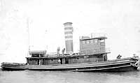 Photo # NH 100857:  Tug Charles P. Crawford, prior to her U.S. Navy service