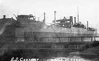 Photo #  NH 100866:  S.S. Cohasset in port, circa 1918