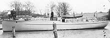 Photo #  NH 101358:  Motor boat Onward II, prior to her World War I Naval service