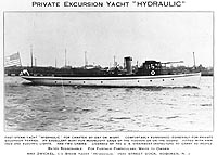 Photo #  NH 101796:  Steam yacht Hydraulic, prior to World War I