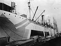 Photo # NH 101959:  USS Keresaspa in camouflage paint, circa 1918