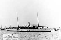 Photo #  NH 101971:  Yacht Malay, prior to her U.S. Navy service