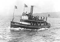 Photo #  NH 102026:  Tug Melville underway, prior to World War I