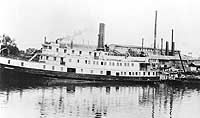 Photo #  NH 102030:  Steamer Merchant in port, prior to World War I