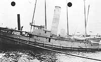 Photo #  NH 102046:  Tug Luckenbach # 4, photographed prior to her World War I Naval service.