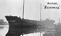 Photo #  NH 102050:  Barge Nahunta, prior to her World War I naval service