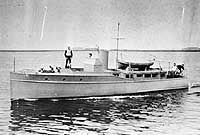 Photo #  NH 102223:  Motor boat Skink underway, circa 1917