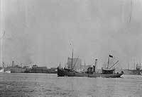 Photo # NH 102373:  USS Whitecap underway in harbor, circa 1917-1919