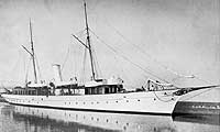 Photo # NH 102503:  Yacht Wadena in port, prior to World War I