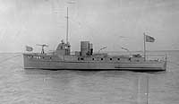 Photo # NH 102509:  USS War Bug in port, circa 1917-1919