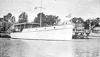 Photo #  NH 102834:  Motor boat Constance II, prior to her World War I era Navy service