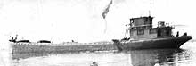 Photo #  NH 103033:  Barge Diascond in port, possibly in March 1918