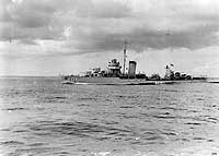 Photo # NH 103502:  USS Rowan underway at sea, circa 1939-1940