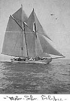 Photo # NH 103543:  Schooner Eclipse under sail, prior to her World War I era Navy service