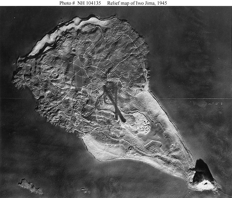 Iwo Jima Attack Map