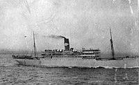 Photo #  NH 105235:  S.S. Tivives underway