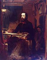 Photo # KN-10875: Assistant Surgeon Elisha Kent Kane.  Portrait by Thomas Hicks, 1859