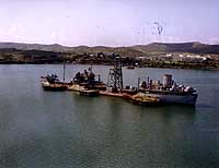 Photo # KN-26984:  Ex-USS Abatan moored at Guantanamo Bay, 12 June 1978