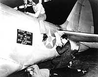 Photo # 80-PR-3644:  Douglas TBD-1 receives maintenance at Norfolk, Virginia, December 1941