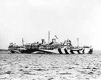 Photo # 19-N-1109:  USS Siboney underway in 1918