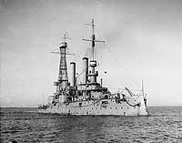 Photo # 19-N-1985:  USS Iowa underway, circa 1918
