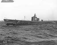 Photo # 19-N-23818:  USS Grampus off Groton, Connecticut, 26 March 1941