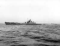 Photo # 19-N-40145:  USS Permit off the Mare Island Navy Yard, 13 January 1943