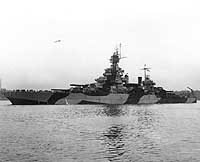Photo # 19-N-63820:  USS Maryland in Measure 31 or 31 camouflage, April 1944.