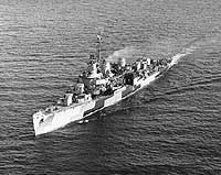 Photo # 19-N-69370:  USS Killen off Richmond Beach, Washington, 8 June 1944