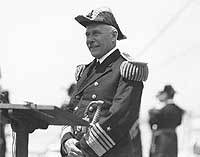 Photo # 80-G-1034138:  Admiral William V. Pratt during a shipboard ceremony, circa 1929