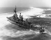 Photo # USN 1114711:  USS Frank Knox aground on Pratas Reef, South China Sea, in July 1965