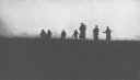 Illustration: Infantrymen advancing towards Bardia.