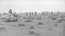 Illustration: Infantrymen advancing towards Tobruk.