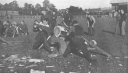 Illustration: Militiamen using civilian transport during exercises at Port Stephens, N.S.W., in October 1938.